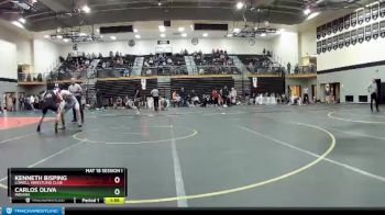 170 lbs Champ. Round 2 - Carlos Oliva, Indiana vs Kenneth Bisping, Lowell Wrestling Club