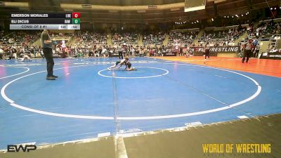 49 lbs Consi Of 8 #1 - Emerson Morales, Liberty Warriors Wrestling Club vs Eli Dicus, RAW Wrestling Club
