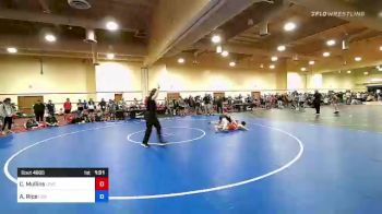 60 lbs Consi Of 16 #1 - Collin Mullins, Level Up Wrestling Center vs Ayson Rice, Legends Of Gold