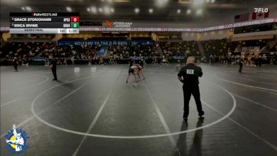 120 lbs Semifinal - Erica Irvine, Don Bosco vs Grace Storjohann, AP/GC