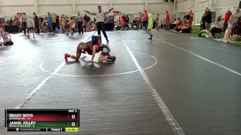 64 lbs Round 5 (6 Team) - Jaxon Jolley, Revolution Elite vs Brady Boyd, Donahue WA