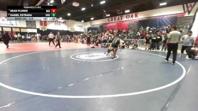 215 lbs Champ. Round 2 - Sean Flores, Montclair vs Daniel Estrada, Vista Murrieta