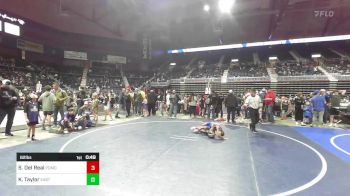 62 lbs Quarterfinal - Sier Del Real, Pomona Elite vs Kamdyn Taylor, Eastside United