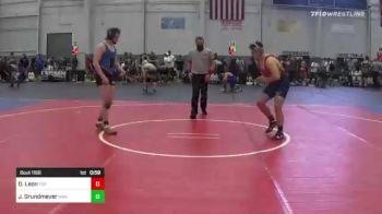 182 lbs Consi Of 8 #2 - Dominick Leon, Top Dog WC vs John Grundmeyer, Nwa