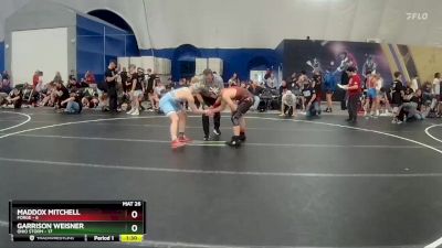 132 lbs Round 4 (8 Team) - Garrison Weisner, Ohio Storm vs Maddox Mitchell, FORGE