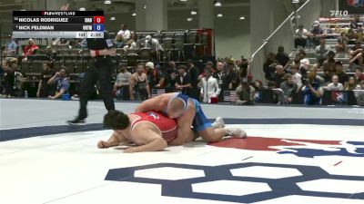 125 lbs Champ. Round 1 - Nicolas Rodriguez, Idaho vs Nick Feldman, Ohio RTC/ Titan Mercury Wrestling Club (TMWC)