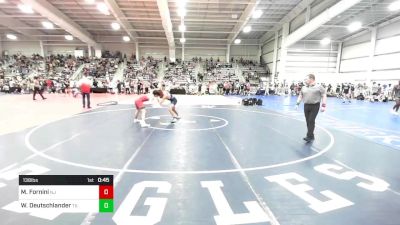 138 lbs Consi Of 8 #2 - Mario Fornini, NJ vs Will Deutschlander, TX