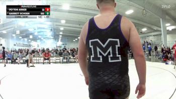 288 lbs Cons. Semi - Peyton Arner, Fairbury vs Garrett Schoen, Milford Wrestling Club