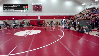80-86 lbs Round 3 - Tuf Scheetz, Wray Eagles vs Makynlie Garcia, HRA