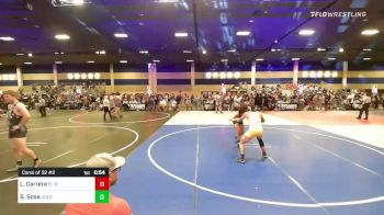 157 lbs Consi Of 32 #2 - Logan Carrera, El Modena HS vs Sebastian Sosa, Gold Rush Wr Ac