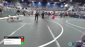 46 lbs Semifinal - Bryer Williams, Locust Grove Youth Wrestling vs Jaxon Ditmore, Dark Cloud Wrestling Club