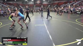 95 lbs Cons. Round 3 - Gianni Else, Fraser WC vs Nayeli Duron, Michigan Revolution