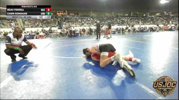 92 lbs Round Of 32 - Beau Ferrell, Weatherford Youth Wrestling vs Casin Gonzales, ALL AMERICAN WRESTLING CLUB
