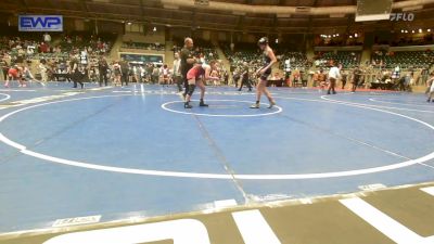 132 lbs 3rd Place - Liam Maier, Broken Arrow Wrestling Club vs Lillian Williams, Tulsa Blue T Panthers