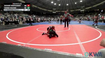 67 lbs Quarterfinal - Zachary Montgomery, Berryhill Wrestling Club vs Tanner Thacker, Van Buren Matdawgs