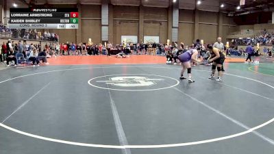 190 lbs Cons. Round 3 - Kaiden Shibley, Belton vs Lorraine Armstrong, St. Teresa`s Academy
