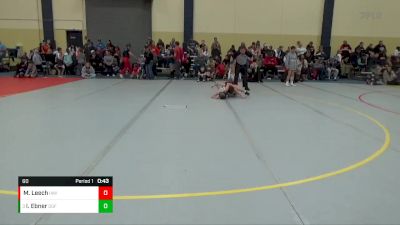 60 lbs Cons. Round 2 - Isaiah Ebner, DGF vs Mason Leech, Immortal Athletics WC