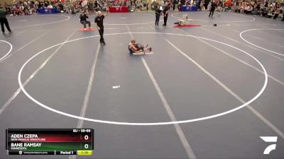 59-66 lbs Quarterfinal - Aden Czepa, New Prague Wrestling vs Bane Ramsay, Minnesota