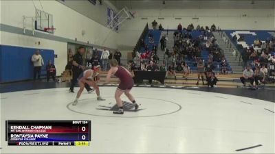 131 lbs Cons. Round 3 - Kendall Chapman, Mt. San Antonio College vs Rontaysia Payne, Cerritos College