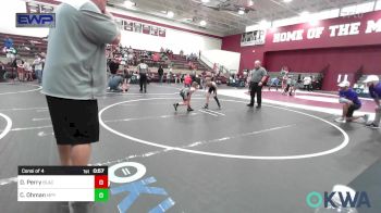 64-67 lbs Consi Of 4 - Daxton Perry, Blackwell Wrestling Club vs Charles Ohman, Mannford Pirate Youth Wrestling