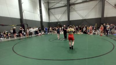 145 lbs Quarters - Ava Risner, Thunder Mountain vs Taydem Bylin, Mat Demon Wrestling Club