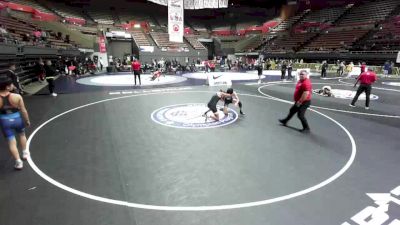 126 lbs Cons. Sub-semis - Antonio Mendia, Poway Wrestling vs Nolan Stennett, Rough House Wrestling