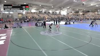 112 lbs Cons. Semi - Rodney Braithwaite, Rockvale Wrestling Club vs Beau Reedy, Big Red Wrestling Club