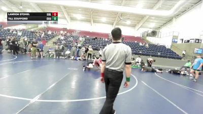150 lbs Round 3 (4 Team) - Landon Stohel, Sublime Wrestling Academy vs Till Stafford, Champions Gold