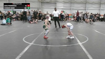 48 lbs Round 4 (6 Team) - Connor Grier, Shamrock WC vs Luca Fiordirosa, Potentially Dangerous