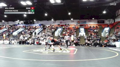 157 lbs Semifinals (8 Team) - Grayson Fuchs, Detroit Catholic Central vs Will Cowin, Rockford