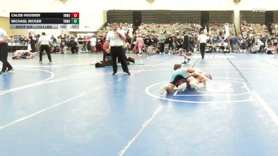 110-I lbs Consi Of 32 #2 - Caleb Hoosier, Team Nauman Wrestling Club vs Michael Ricker, Team Nauman Wrestling Club
