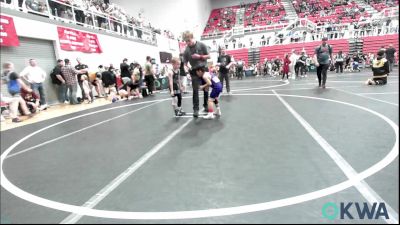 52 lbs Semifinal - Michael Fabela, Chickasha Youth Wrestling vs Jeb Webb, Shelton Wrestling Academy