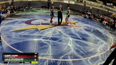 124 lbs Round 2 (4 Team) - Juslene Chea, Saint Michael/Albertville vs Mallory DeVries, Central Cass