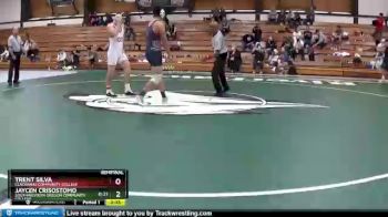 174 lbs Semifinal - Trent Silva, Clackamas Community College vs Jaycen Crisostomo, Southwestern Oregon Community College