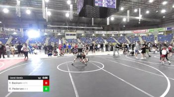 95 lbs Consolation - Yandel Basham, Hotshots vs Riley Pedersen, GI Grapplers