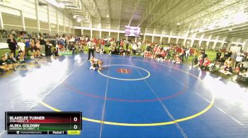 70 lbs Round 1 (3 Team) - Blakelee Turner, Utah Green vs Alsea Goldsby, Warriors Of Christ