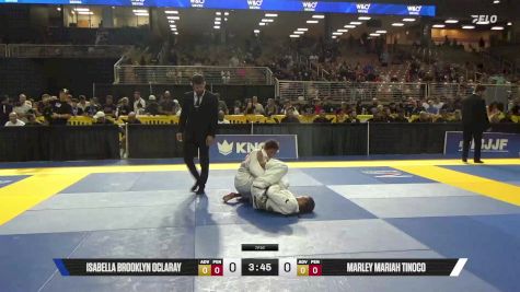Marley Mariah Tinoco vs Isabella Brooklyn Oclaray 2025 Pan Kids Jiu-Jitsu IBJJF Championship