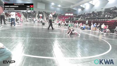 75 lbs Quarterfinal - Cairo Anderson, Team Tulsa Wrestling Club vs Jett Goodin, Morrison Takedown Club
