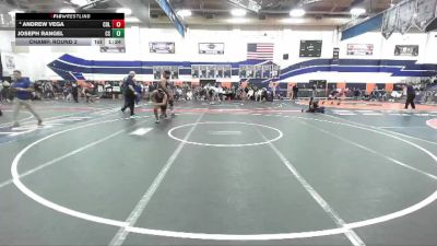 215 lbs Champ. Round 2 - Joseph Rangel, Canyon Springs vs Andrew Vega, Colony