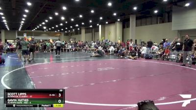 90 lbs Round 2 (6 Team) - Scott Lipps, Gladiator Academy vs Gavin Mathis, Alabama Elite - Red