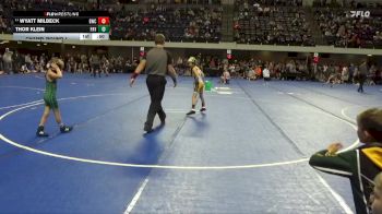 55 lbs Champ. Round 1 - Wyatt Milbeck, Bison Wrestling Club vs Thor Klein, Paynesville