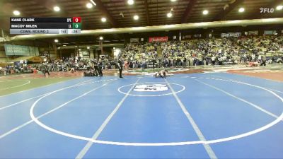 157 lbs Cons. Round 2 - Kane Clark, Spearfish vs Macoy Milek, Lander Legacy