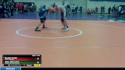 1 - 165 lbs Cons. Round 2 - Erik Graulich, Middlesex High School vs Blake Dunn, Fort Chiswell
