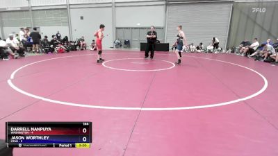 144 lbs Round 2 (8 Team) - Darrell Nanpuya, Washington vs Jason Worthley, Utah