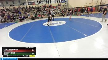 125 lbs Cons. Round 1 - Jonah Edwards, UW-Whitewater vs Kolby Heinz, Loras