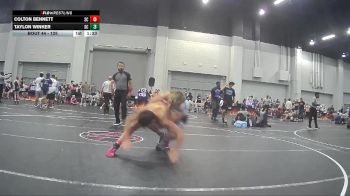 125 lbs Semifinal - Taylon Winker, C2X vs Colton Bennett, Guerrilla Wrestling Academy