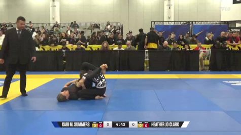 Heather Jo Clark vs Kari M. Summers 2024 World IBJJF Jiu-Jitsu No-Gi Championship