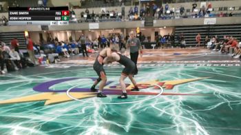 215 lbs Round 3 (4 Team) - Zane Smith, Post Falls, ID vs Josh Hoffer, Washington, IL