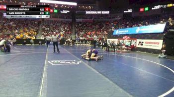 2A-132 lbs Cons. Round 2 - Brooks Morgan, Algona vs Kam Roberts, Alburnett