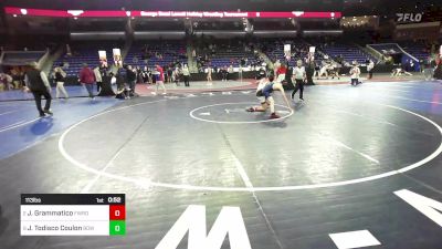 113 lbs Consi Of 8 #2 - Jude Grammatico, Fairfield Warde vs Jaron Todisco Coulon, Bow